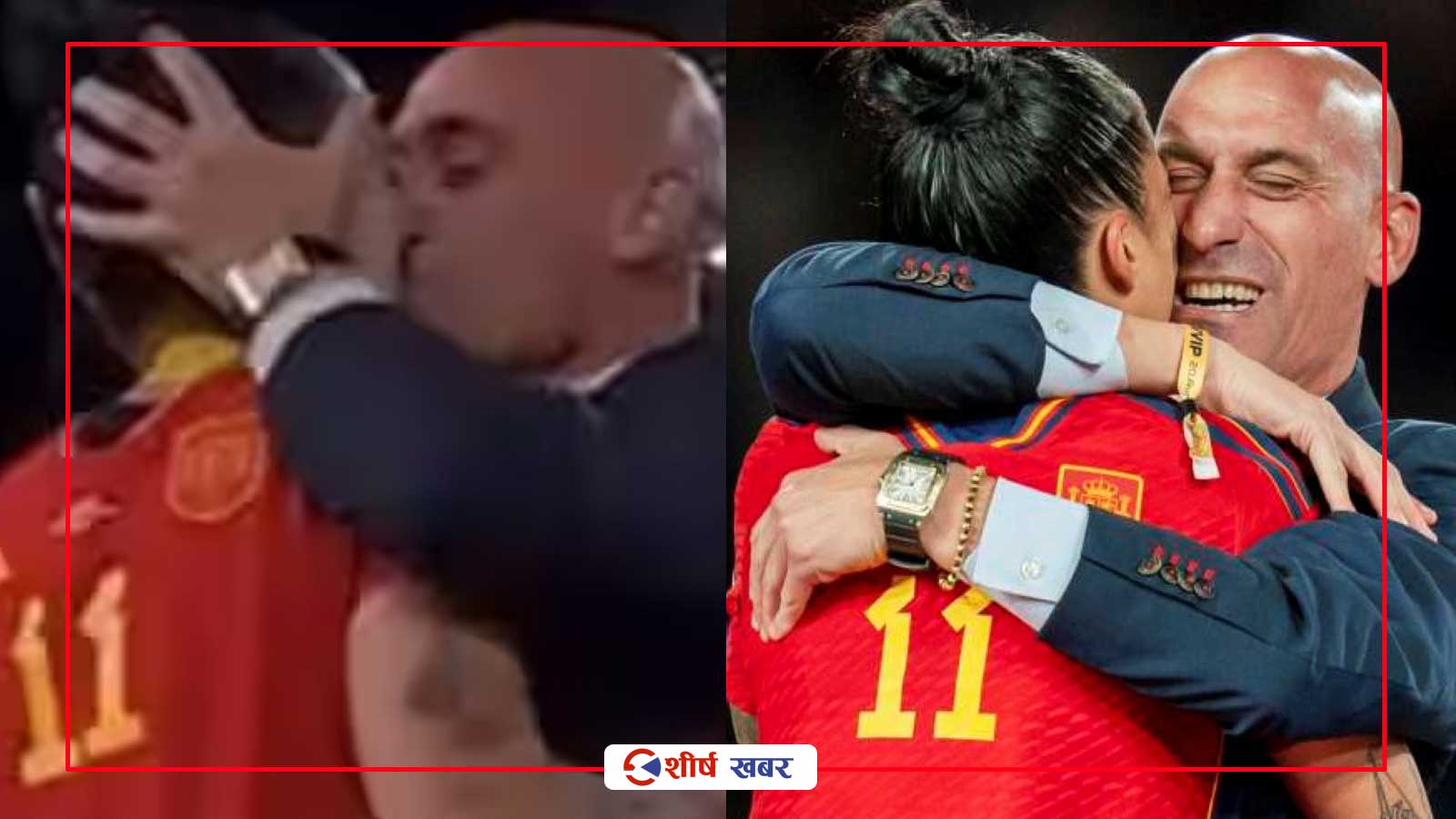 महिला फुटबलरको ओठमा चुम्बन गर्ने स्पेनिस महासंघका पूर्वअध्यक्ष रुबियाल्सलाई तीन वर्षे प्रतिबन्ध