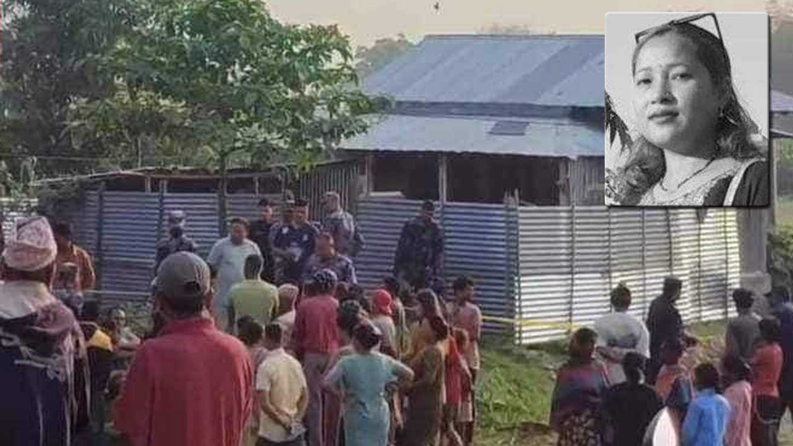 ४ दिनअघि विदेशबाट आएका पतिले परपुरुषसँग लागेको भन्दै घाँटी काटेर गरे शिक्षिकाको हत्या