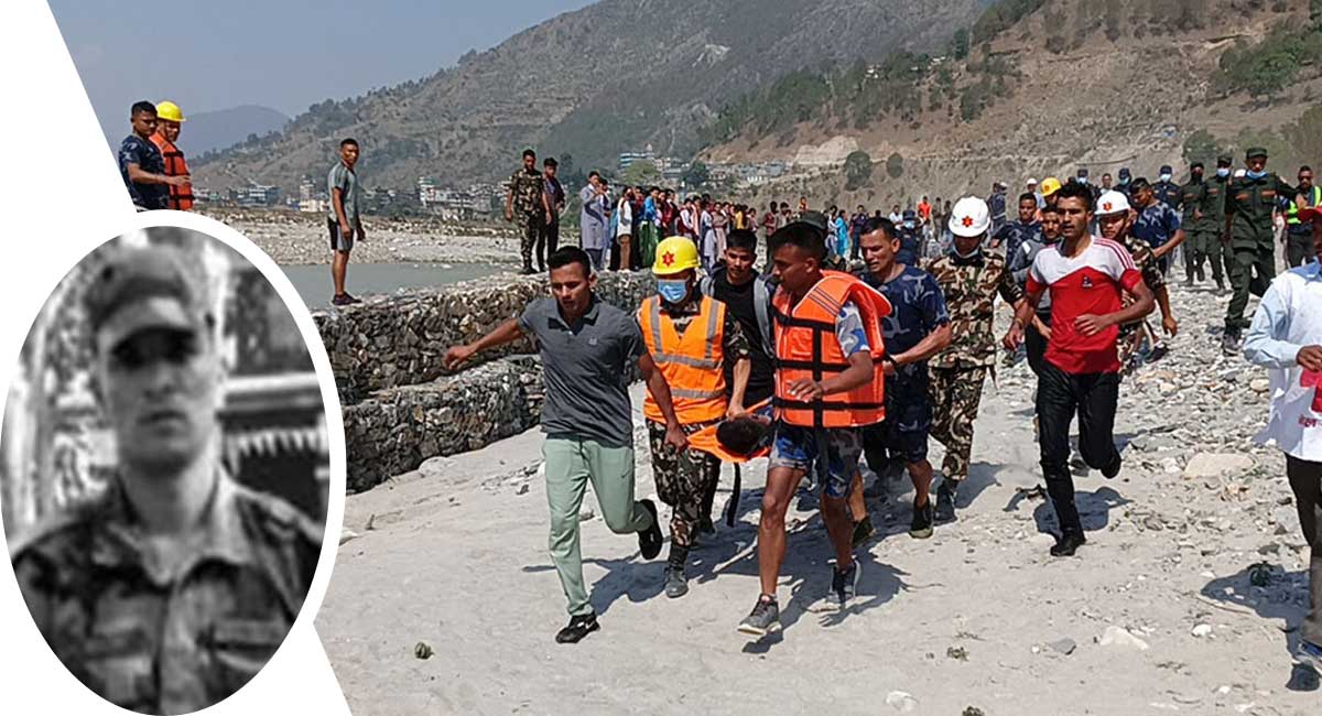 विपदमा उद्धार गर्न सिकाउने सशस्त्र प्रहरी जवानकै सेती नदीमा डुवेर मृत्यु