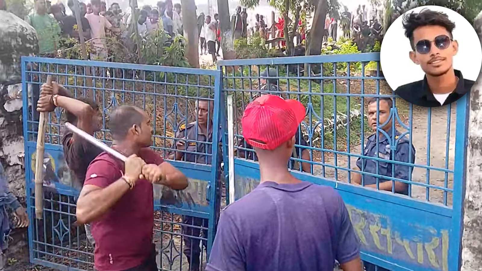 बसको ठक्करबाट युवकको मृत्यु भएपछि सप्तरीको पुरानो सदरमुकाम बिहानैदेखि तनावग्रस्त