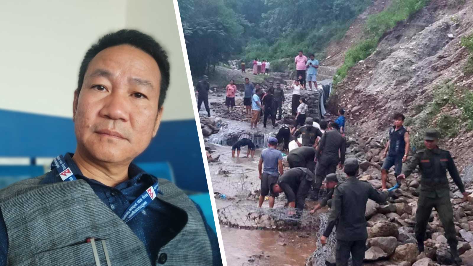 प्रदेश सरकारको खहरे नियन्त्रण अभियानमा अवरोध गर्ने हर्क साम्पाङ, पक्राउ परे नगरप्रहरीका असई !