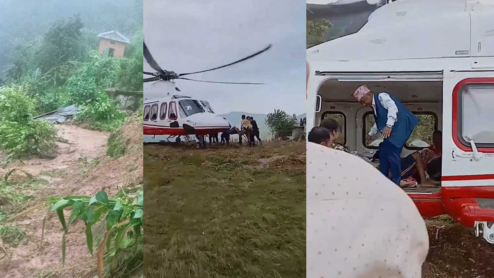 ८ जनाको परिवारै पहिरोमा गुमाएर एक्लै बाँचेका माईला तामाङको उद्धार, अस्पताल भर्ना गरियो