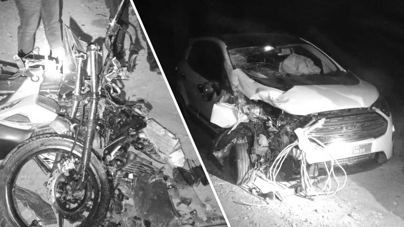 बेलबारीमा कारको ठक्करबाट प्रहरी जवानको ज्यान गयो