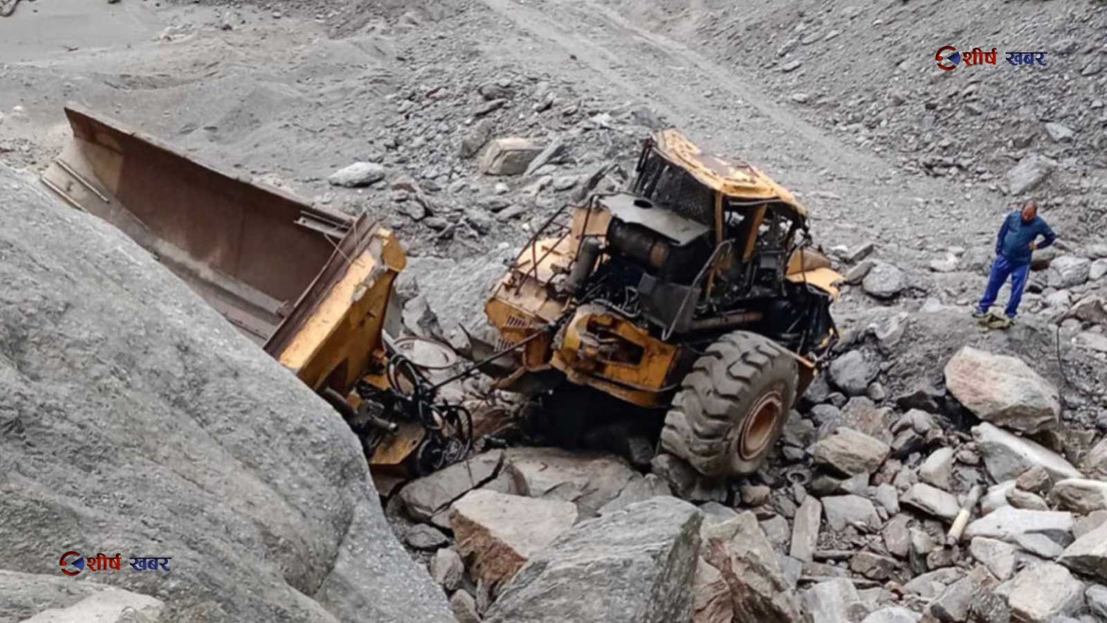 टिपर दुर्घट्नामा चालकसहित २ भारतीय मजदुरको ज्यान गयो, २ जना गम्भिर घाईते