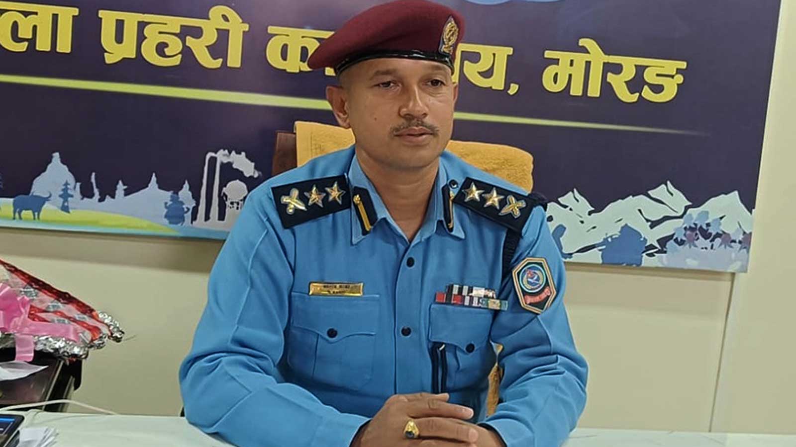 जुवा कारोवारीसँग २५ लाख लेनदेन गरेको घट्नामा मोरङका एसपीको जिम्मेवारी खोसिएको खुलासा