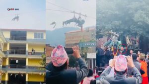 ‘हनुमाने स्वागत’ का कारण विवादमा परे स्वर्णिम वाग्ले, को हुन उडेर स्वागत गर्ने सुपरम्यान विद्यार्थी ?