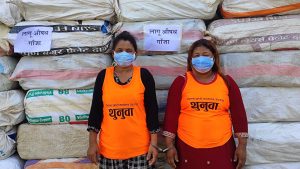 उदयपुरमा १ हजार १४३ केजी गाँजा सहित २ महिला पक्राउ