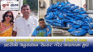 २४५१ किलो गाँजा प्रकरणः मुख्य तस्कर ‘फरार’, प्याड प्रकरण गायब — के प्रहरी आफैँ मिलेको हो ?