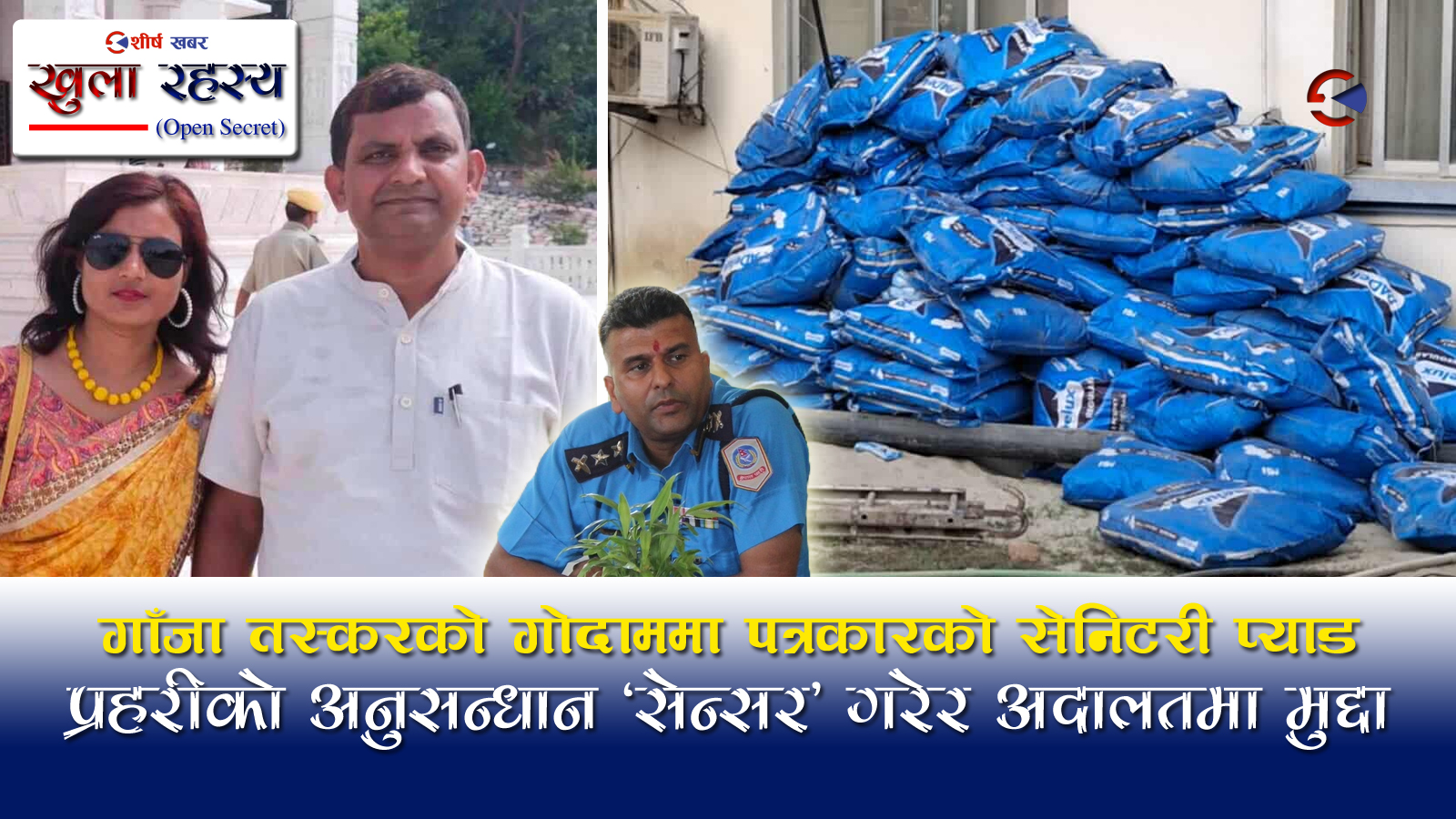 २४५१ किलो गाँजा प्रकरणः मुख्य तस्कर ‘फरार’, प्याड प्रकरण गायब — के प्रहरी आफैँ मिलेको हो ?