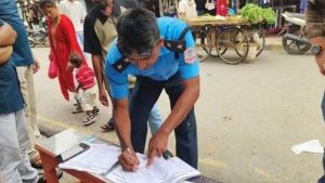 रवि लामिछानेको पक्षमा हस्ताक्षर गरेको आरोपमा ट्राफिक प्रहरीका सईको जिम्मेवारी खोसियो
