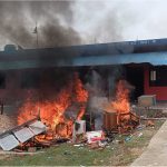 सप्तरीमा एमाले कार्यालयमा आगजनी, फत्तेपुर बजार बन्द