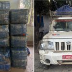 सप्तरीमा खेतमा पल्टिएको पिकअपमा ८ क्विन्टल गाँजा बरामद, चालक पक्राउ