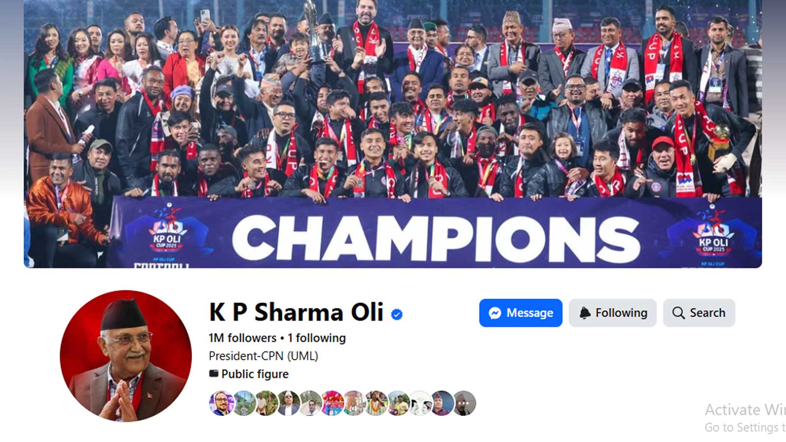 केपी ओलीको फेसबुक पेजमा फलोअर १० लाख पार, डिजिटल प्रभावमा राजनीतिक हलचल