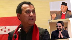 प्रधानमन्त्री रेसमा विश्वप्रकाशको सिधा प्रहारः ‘धेरै बोल्ने ओली र बोल्दै नबोल्ने बालेन दुवै अनफिट’