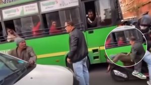 सडकमै दादागिरीः पैदलयात्रीलाई मुक्का हान्ने पारस बम पक्राउ