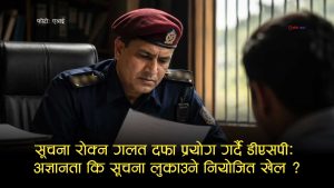 कानून बुझ्दैनन् कि बुझ पचाउँछन् सप्तरीका डिएसपी पुरी ?, ऐनको गलत व्याख्याले उठायो गम्भीर शंका