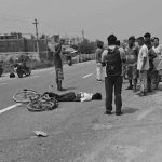 सिरहामा कारले ठक्कर दिँदा साइकल यात्री गम्भीर घाइते