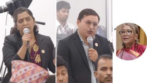 कामु प्रन्या सपना मल्ल प्रधानलाई संसदमै रास्वपा सांसदको चुनौतीः ‘राजनीति गर्न मन भए कोट खोलेर आउनू’