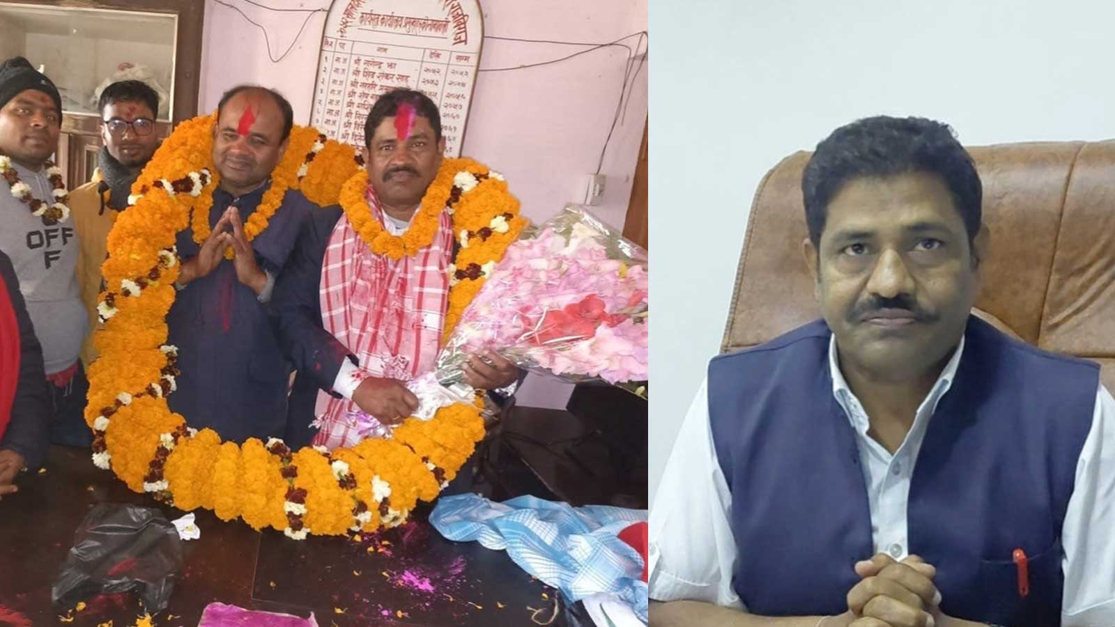 २० किलोको माला लगाएर कार्यालय छिरेका नापी प्रमुख सप्तरी छोड्नै मान्दैनन्