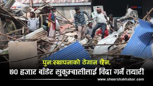 प्रतिपरिवार ७० हजार राहत बाँडेर होल्डिङ सेण्टरबाट पनि सकुम्बासीलाई लखेट्ने तयारीमा सरकार