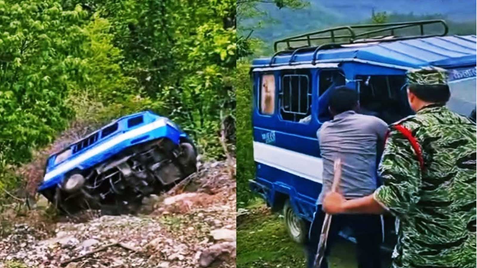 वन अतिक्रमण हटाउने नाममा कर्मचारीले टेम्पो भिरबाट खसालिदिएको भिडियो भाईरल