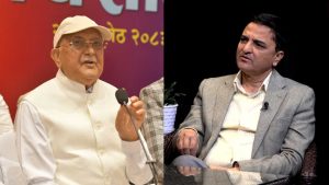 ‘एमालेको शिर म हुँ’ भन्ने ओलीलाई ‘बैगुनी केटा’को कटाक्षः वृद्धको कथा सुनाउँदै मुर्ख भएको प्रमाणित गर्ने प्रयास