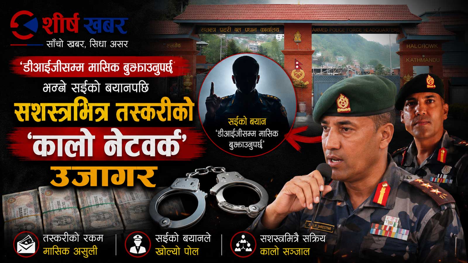 घुमुवाको बयानले खोल्यो सीमा तस्करीको ‘कालो नेटवर्क’: सशस्त्रका सईदेखि एसपीसम्म अनुसन्धानमा