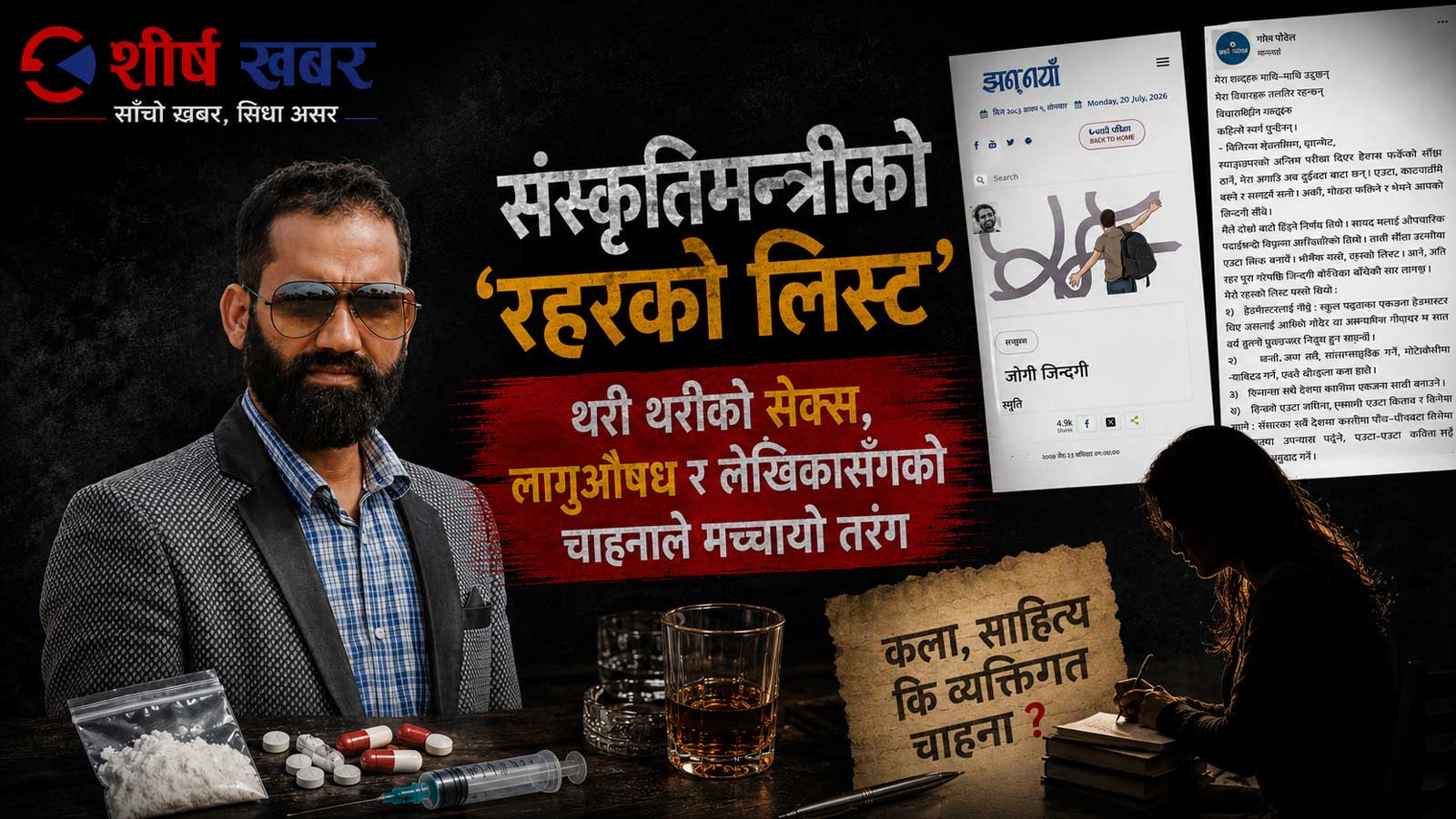‘अलग–अलग स्त्रीसँग सेक्स’ र ‘सबै लागुऔषधमा ढलमग्न’ हुने रहरले विवादको केन्द्रमा बालेनका मन्त्री