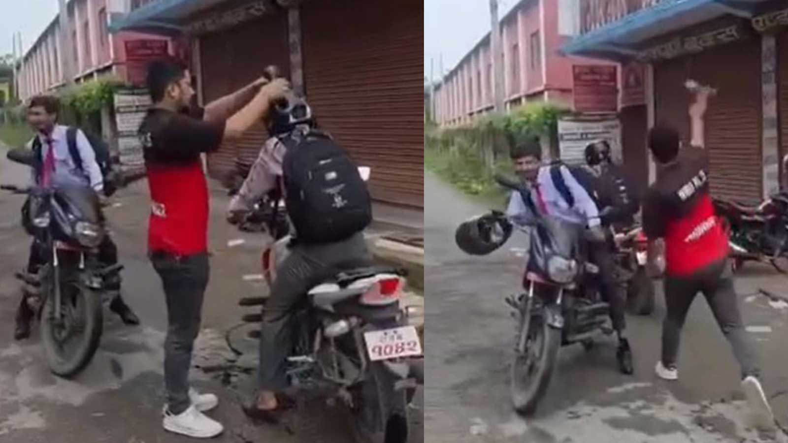 शिक्षा अधिकृतमाथि बाटोमै कालोमोसो र बोतल प्रहार, वडा सदस्य फरार