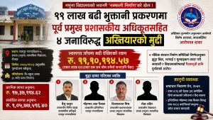 नमुना विद्यालयको भवन निर्माणमा ११ लाखको हेराफेरीः पूर्व प्रमुख प्रशासकीय अधिकृतसहित ४ जनाविरुद्ध मुद्दा