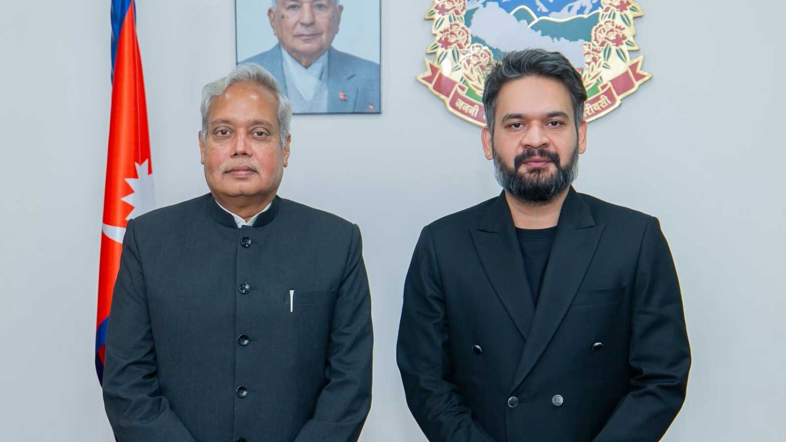 प्रधानमन्त्री बनेपछि पहिलोपटक भारतीय राजदूत श्रीवास्तवसँग बालेन्द्रको वान टु वान वार्ता