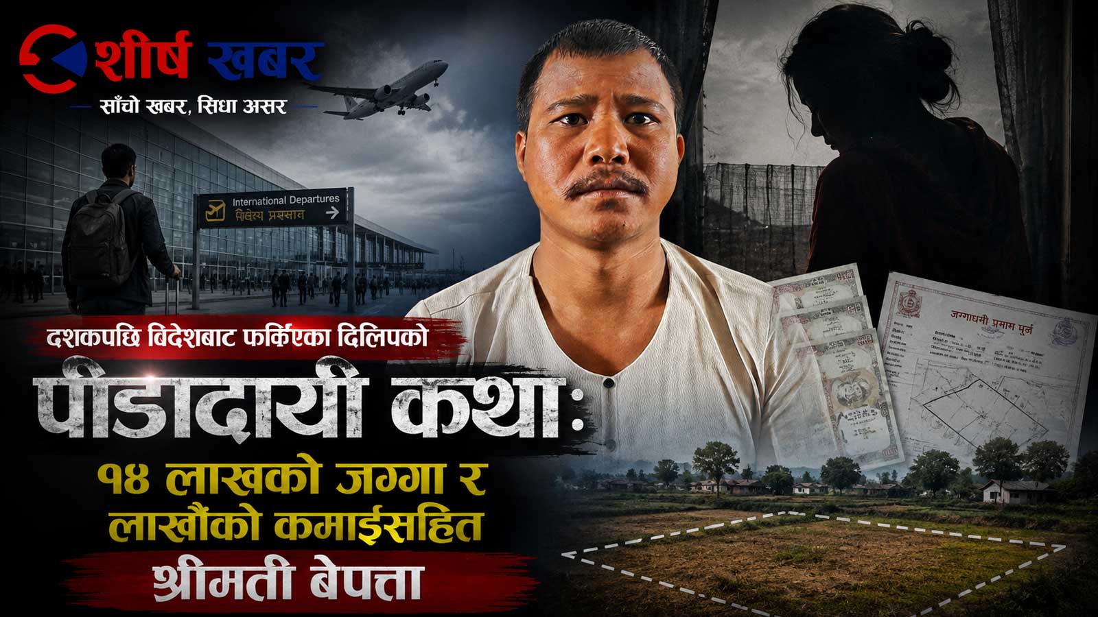 ९ वर्ष विदेशमा पसिना बगाए, घर फर्किँदा न श्रीमती भेटिइन्, न सम्पत्ति