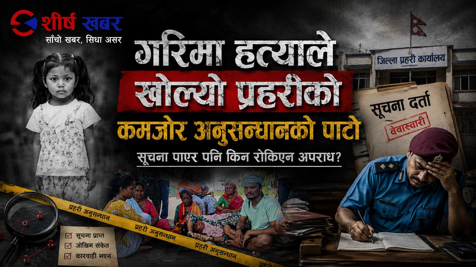 गरिमा हत्या प्रकरणमा प्रहरीको भूमिकामाथि कठोर प्रश्नः सूचना थियो, शंका थियो, समय पनि थियो, तर किन बचिनन् ?