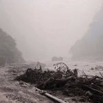 नेपालमा बाढी आउनुअघि चीनको केरुङ क्षेत्रमा भीषण पहिरो, चीनतर्फको सडक र सञ्चार अवरुद्ध