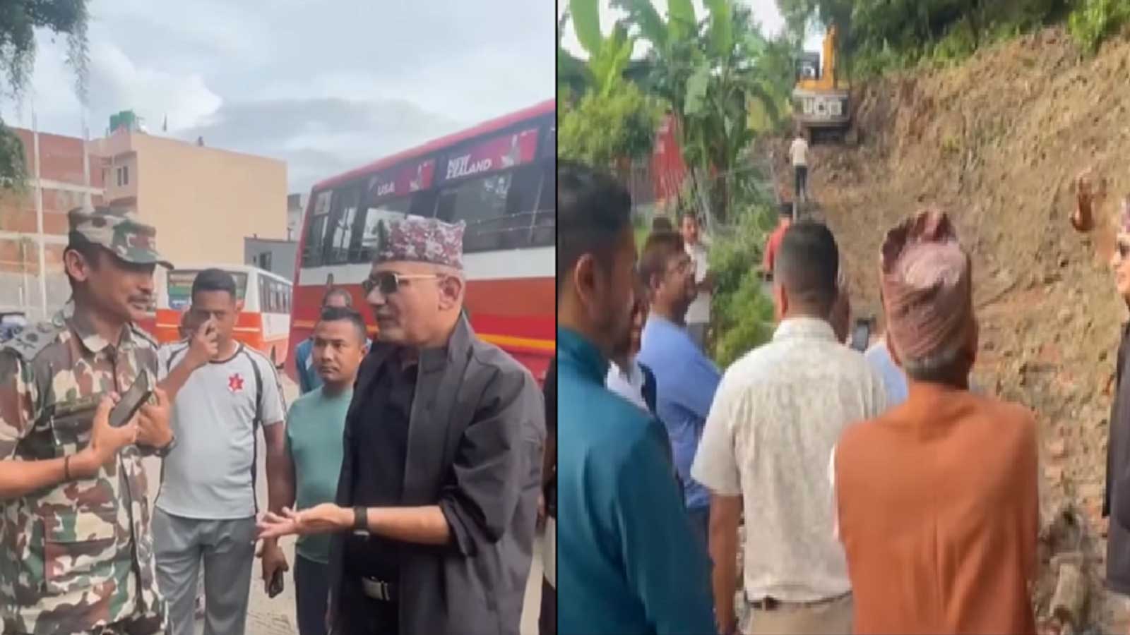 ‘प्रधानमन्त्रीको आदेश’ भन्दै सेनाको आग्रहसमेत अटेर गरी राजु पाण्डेले ट्रस्टको जग्गामा चलाए डोजर