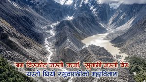 रसुवागढी बाढीको डरलाग्दो वैज्ञानिक तथ्यः नदी उर्लिएको होइन, हिमाल खसेको थियो