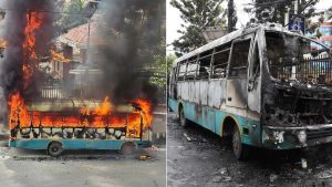 ट्राफिकसँग विवादपछि चालकले बसभित्रै आगो लगाए, भनेका थिए– ‘मलाई बग्गीखाना पठाए मेरो लास हुन्छ’