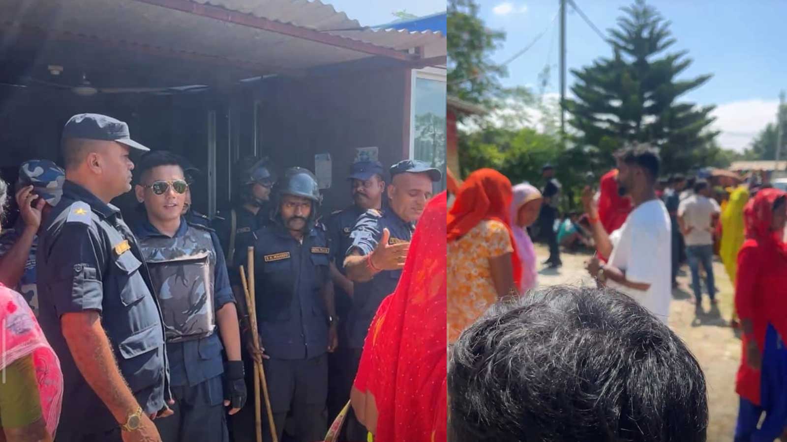 शल्यक्रियापछि सुत्केरीको मृत्यु भएपछि सप्तरीको धर्मेश्वर अस्पतालमा प्रदर्शन