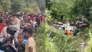 ट्युसन पढ्न हिँडेका विद्यार्थी चढेको बस २०० मिटर तल खस्यो, चार विद्यार्थीसहित पाँचको मृत्यु