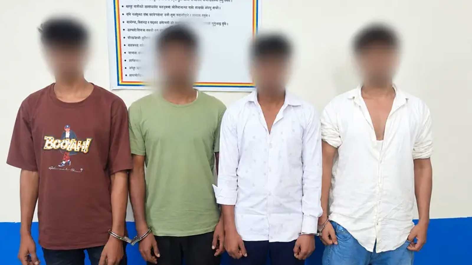 बालिकामाथि दुर्व्यवहार गरी भिडियो सार्वजनिक गर्ने धम्की, ६ हजार रुपैयाँ असुलीको आरोपमा चार पक्राउ