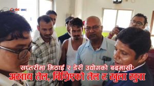 मिठाईको नाममा स्वास्थ्यसँग खेलबाडः राजविराजका उद्योगमा अखाद्य तेलदेखि खुला खुवासम्म
