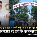 ‘काम बोल्ने’ दाबी गर्ने गजेन्द्र अस्पतालका मेसुलाई प्रश्नः अस्पतालभित्र बोलिरहेका समस्यालाई कस्ले चुप लगाउँछ?